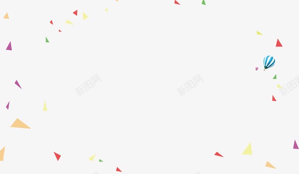 飞散三角形几何png免抠素材_新图网 https://ixintu.com 不规则三角形 平面图形 炫彩 飞散