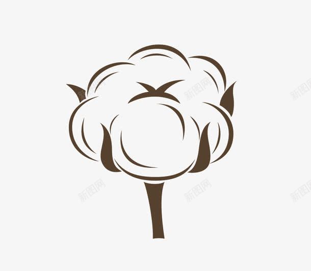 棉花图标png_新图网 https://ixintu.com 广告素材 服装材料素材 棉花 淘宝素材 纯棉标签 适量图形