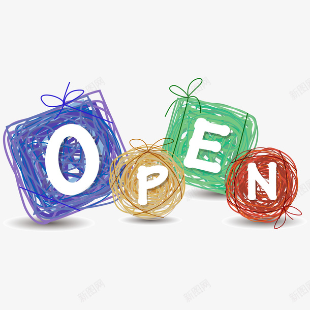 彩色手绘字母openpng免抠素材_新图网 https://ixintu.com OPEN 创意 彩色手绘字母 看图识字卡,看图识字 线条 绘画 英文字母 英文开业