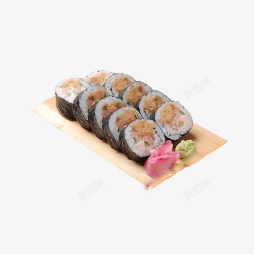 肉松寿司卷制作png免抠素材_新图网 https://ixintu.com 寿司 小吃 日式料理 紫菜寿司 美食 肉松 肉松卷