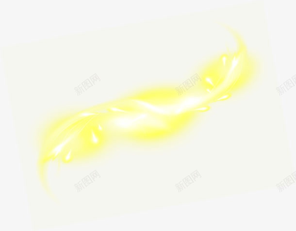 黄色光效白色炫光png免抠素材_新图网 https://ixintu.com 白色 色光