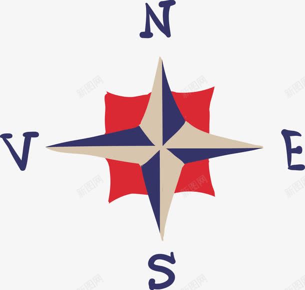 手绘卡通指南针png免抠素材_新图网 https://ixintu.com 东南西北 东西南北 北斗星导航 地图 导航 户外装备 户外运动 手绘指南针 指北针 指南针 指针 方向 罗盘 罗盘图 风水罗盘
