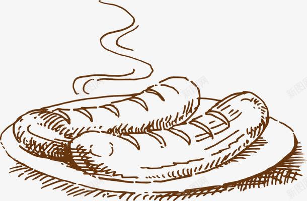 面包矢量图ai免抠素材_新图网 https://ixintu.com 古典 施工欧式 欧式精细手绘食物素材 矢量图