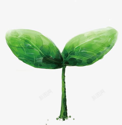 绿色圆点小草发芽png免抠素材_新图网 https://ixintu.com 发芽 圆点 小草生长过程图 绿色 鲜嫩的小草