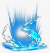 蓝色游戏特效技能png免抠素材_新图网 https://ixintu.com 图片 技能 游戏 特效 蓝色