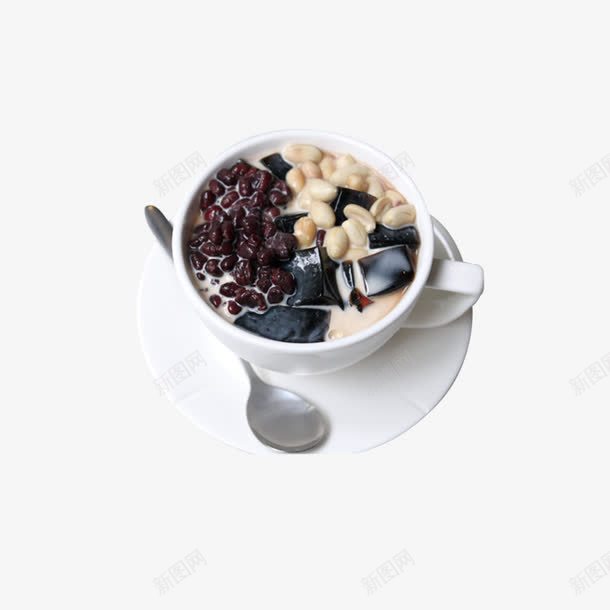 白色芋圆烧仙草图形元素png免抠素材_新图网 https://ixintu.com 仙草冻 奶茶 烧仙草 白色 芋圆 芋圆烧仙草 高清