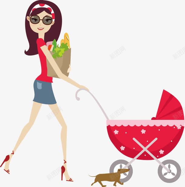 妈妈和宝宝png免抠素材_新图网 https://ixintu.com 亲子 儿童车 妈妈宝宝 姣嶅瓙 姣嶇埍 宝宝 母子 母爱 浜插瓙 濡堝 瀹濆疂 鍎跨