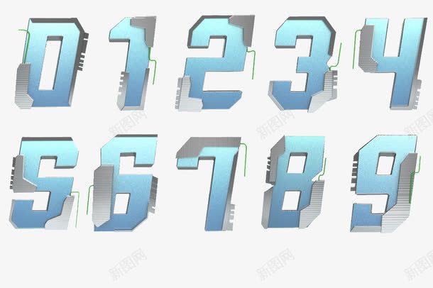 数字png免抠素材_新图网 https://ixintu.com 序号 数字 顺序
