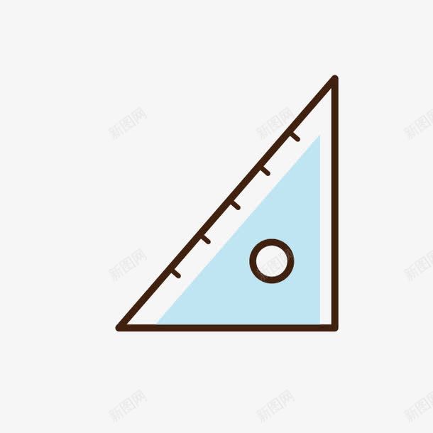 卡通三角尺png免抠素材_新图网 https://ixintu.com 三角尺 办公室用品 卡通三角尺 卡通文具 可爱文具 学习文具 尺子 手绘三角尺 文具