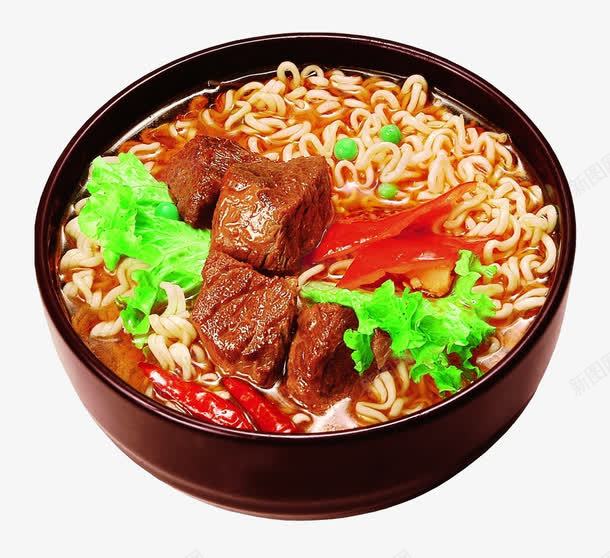 一碗牛肉方便面png免抠素材_新图网 https://ixintu.com 主食 摄影 牛肉方便面 特色面 菜 面 面食 食物 餐饮美食