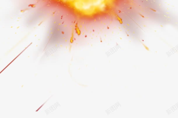 爆炸psd免抠素材_新图网 https://ixintu.com 光效 火花 烟花 爆炸