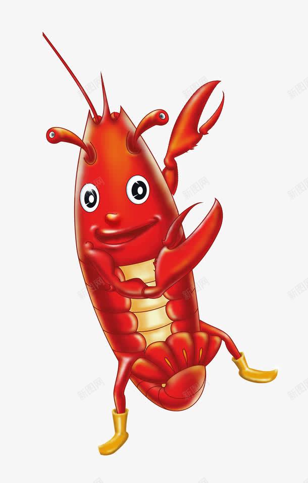 手绘卡通可爱海味大龙虾png免抠素材_新图网 https://ixintu.com 动物 卡通 可爱 手绘虾 有趣 海味 海味大龙虾 海鲜 生动 红色虾 虾