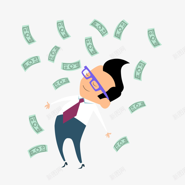 灰色扁平化钞票吊落元素png免抠素材_新图网 https://ixintu.com 创意 卡通插画 扁平化 掉落 灰色 纸币 钞票