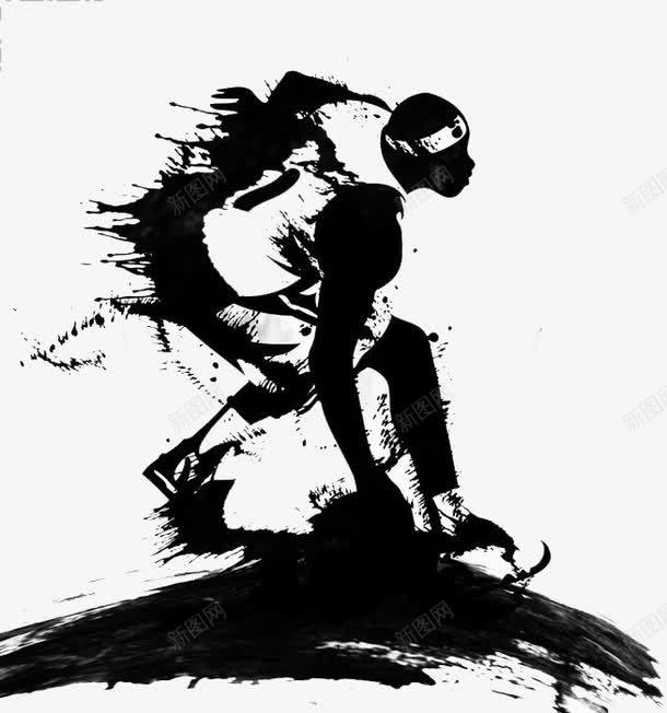 篮球比赛png免抠素材_新图网 https://ixintu.com 奔跑 梦想 线条 青春