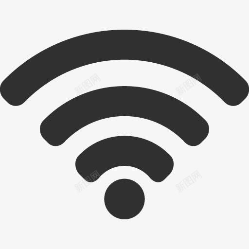 WiFi图标黑色图标png_新图网 https://ixintu.com wifi 图标 黑色
