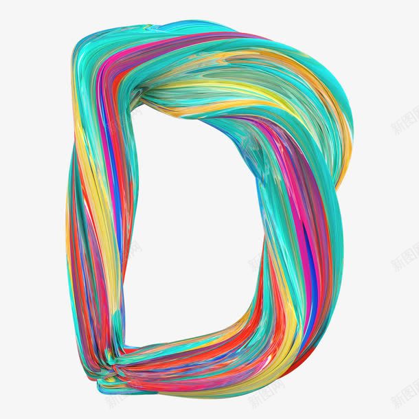 装饰创意英文字母D字体png免抠素材_新图网 https://ixintu.com A 创意英文字母 字体设计 广告设计 彩色字母 艺术字 英文字母 装饰设计