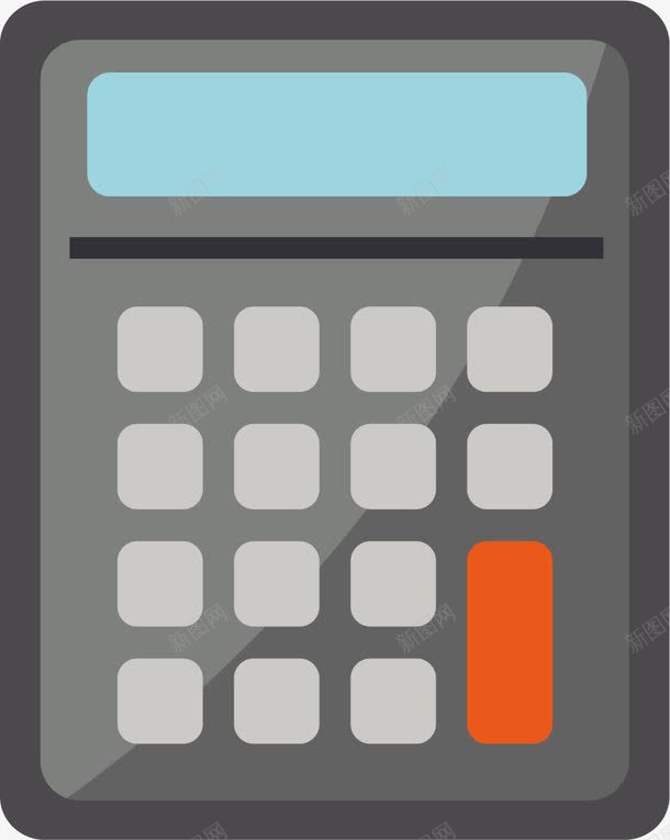 扁平化办公文具计算器图标png_新图网 https://ixintu.com app图标 办公文具 扁平化 电子产品 计算 计算器