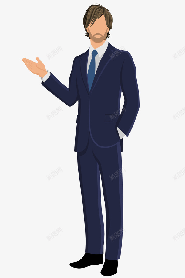 手绘商务人士png免抠素材_新图网 https://ixintu.com 商务人士 成功人士 扁平化 手绘商务人士 男人 职业形象