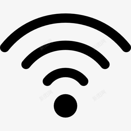 WiFi图标png_新图网 https://ixintu.com WIFI图案 互联网 多媒体 接口 无线WIFI 标志 计算机技术 连接 通信