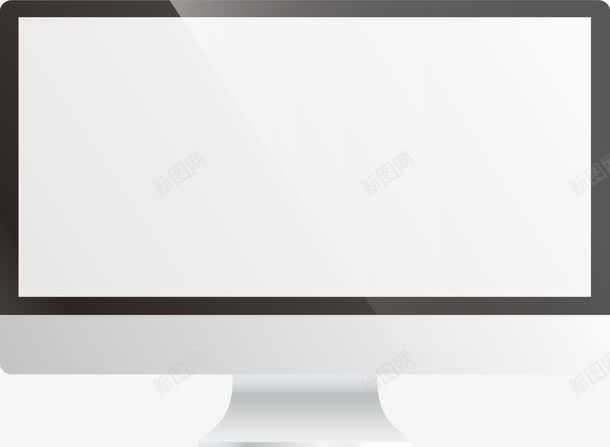 台式电脑模型png免抠素材_新图网 https://ixintu.com 台式电脑 屏幕 显示器 电脑 矢量素材