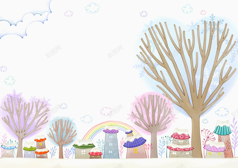 手绘卡通花卉插画平面广告jpg设计背景_新图网 https://ixintu.com 卡通背景 平面广告 彩色花卉 手绘背景 插画 暑假招生 绘画美术 美术招生