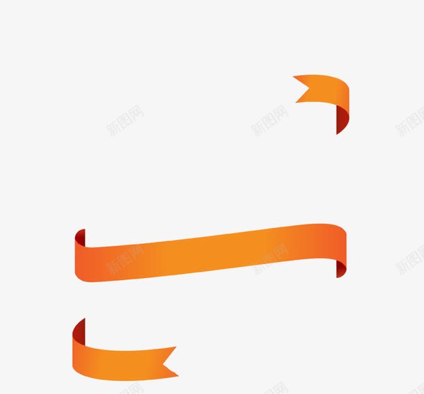 环绕的丝带png免抠素材_新图网 https://ixintu.com 丝带 回旋 环绕 环绕线条 黄色