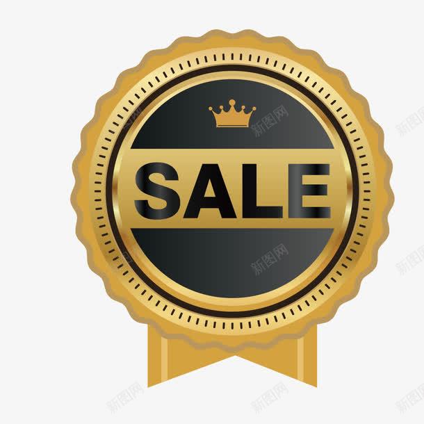 金色促销标签png免抠素材_新图网 https://ixintu.com hotsale 促销 打折 热卖 降价
