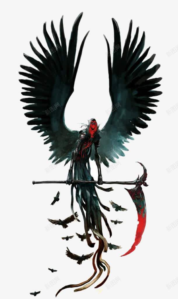 死神png免抠素材_新图网 https://ixintu.com 卡通手绘 死神 游戏动漫 神话人物