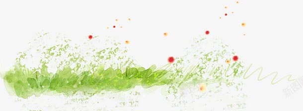 蓝绿色手绘漫画植物小草png免抠素材_新图网 https://ixintu.com 植物 漫画 蓝绿色 鲜嫩的小草