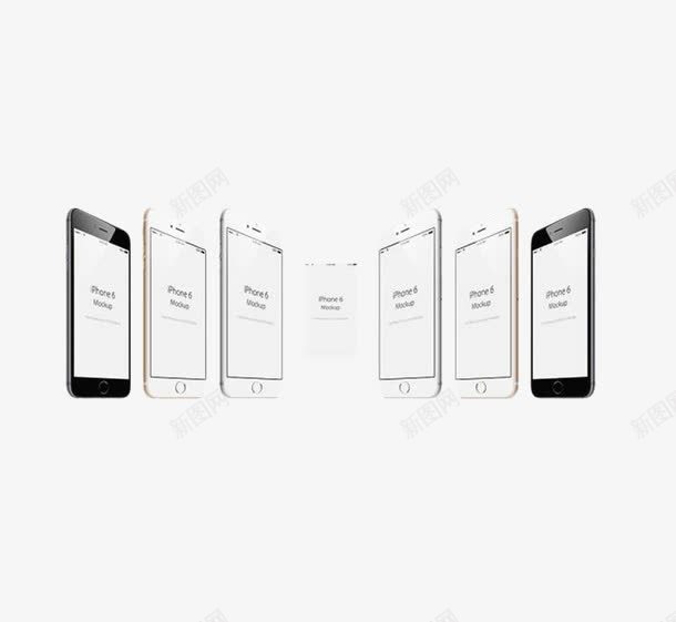 苹果手机模型png免抠素材_新图网 https://ixintu.com iPhone6模板 iphone6 免抠元素 免费下载 手机 模型 苹果6