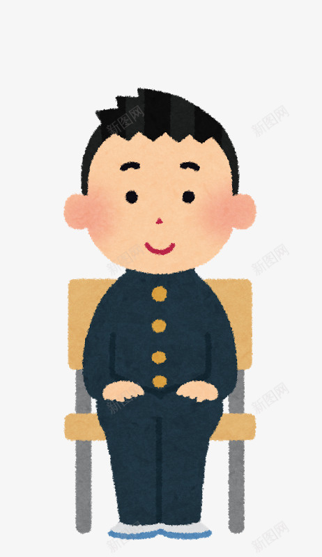 水彩坐在凳子上的男孩png免抠素材_新图网 https://ixintu.com 凳子 同学 孩子 小学生 板凳 水彩 男孩 男生