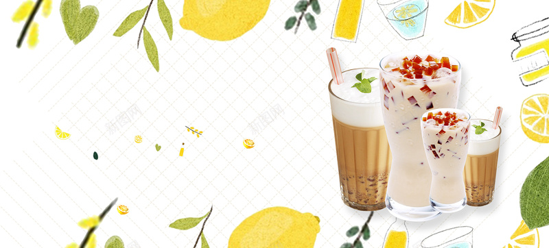 517吃货节奶茶纹理小清新黄色背景psd设计背景_新图网 https://ixintu.com 517 广告 淘宝 电商 素材 美食 美食广告 美食海报 美食节 背景 设计 食品 食物