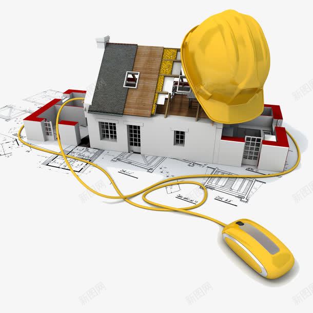 建筑模型png免抠素材_新图网 https://ixintu.com 办公学习 木屋房子 环境家居