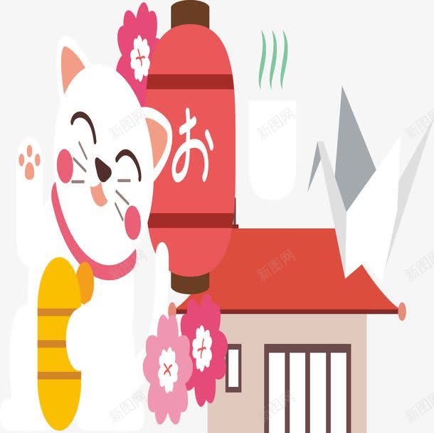 日本养猫png免抠素材_新图网 https://ixintu.com 养宠物 养猫咪 宠物猫 招财猫 日本文化