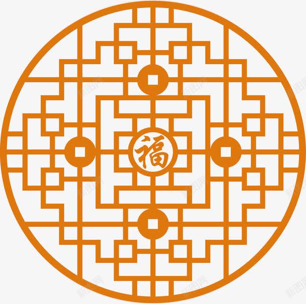 圆形的古典古风窗棂png免抠素材_新图网 https://ixintu.com 中国风窗棂 中式窗棂 古代窗棂 古典古风窗棂 古典窗棂 窗棂 线条