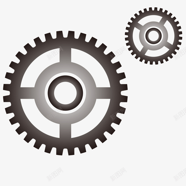 齿轮矢量图图标ai_新图网 https://ixintu.com 渐变齿轮 渐变齿轮矢量素材 齿轮免费png下载 齿轮素材 矢量图