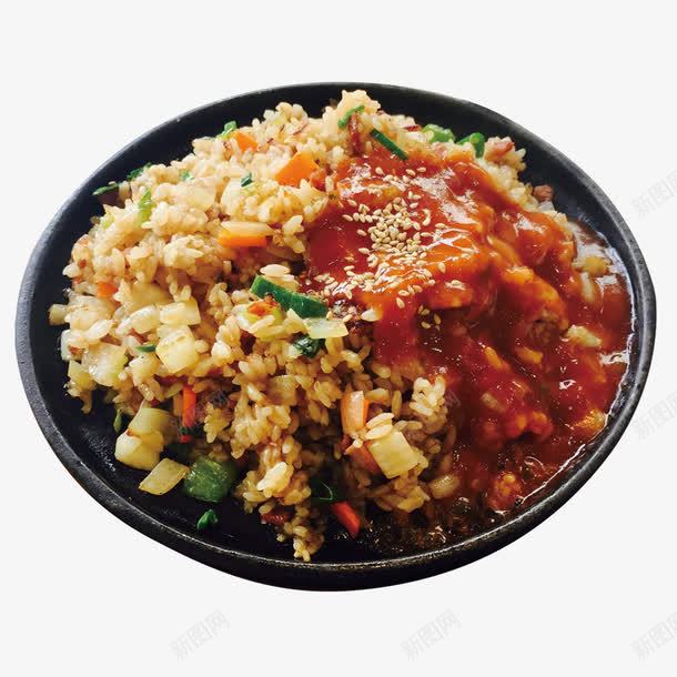 扬州炒饭png免抠素材_新图网 https://ixintu.com 中西结合 炒饭 番茄酱 铁板烧