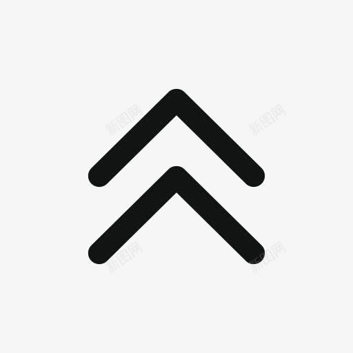 箭双箭头上箭头导航装置箭头图标png_新图网 https://ixintu.com Arrows arrow arrows double doublechevronup up 上箭头 双箭头 箭