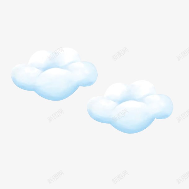 蓝色手绘云朵简笔画png免抠素材_新图网 https://ixintu.com 云 云朵 云简笔画 手绘 手绘画 祥云 简笔画