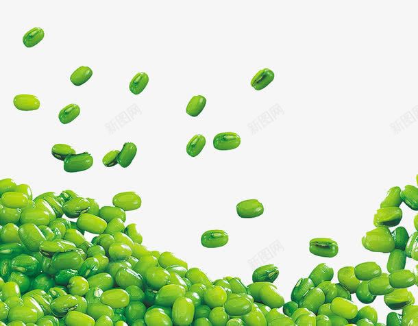 豆类食物png免抠素材_新图网 https://ixintu.com 农作物种子 种子 绿色 绿豆 食材