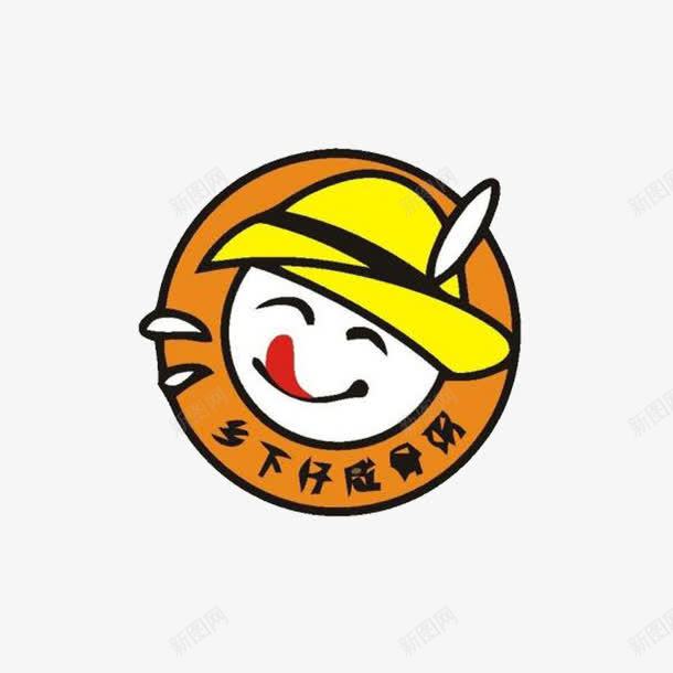 传统美食标志图标png_新图网 https://ixintu.com 传统美食 传统美食LOGO 可爱 咸骨粥 简约