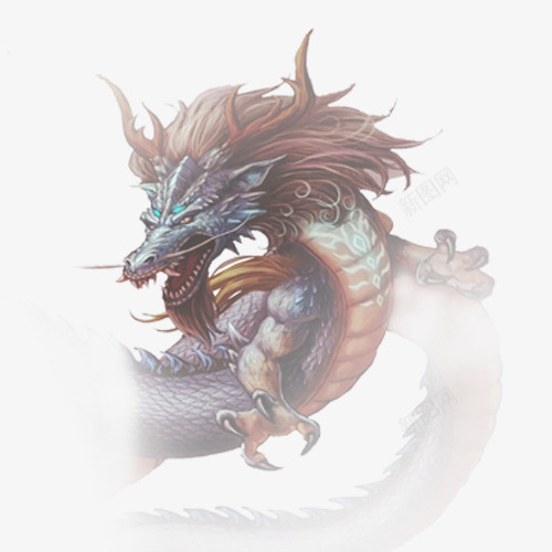 幻影巨龙png免抠素材_新图网 https://ixintu.com 中国风 光影效果 卡通梦幻 巨龙 装饰巨龙 魔幻