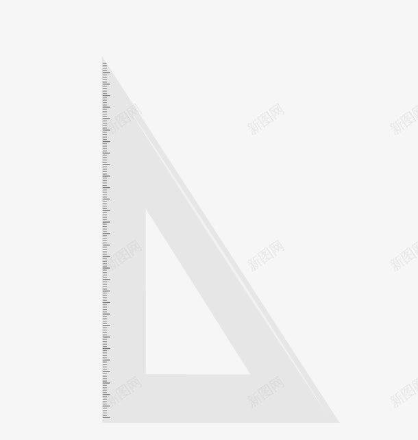 直尺教具png免抠素材_新图网 https://ixintu.com 免费png 学校 学生 文具 白色