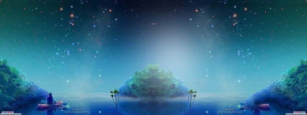 夜下河面海报背景七夕情人节png免抠素材_新图网 https://ixintu.com 七夕 情人节 河面 海报 背景