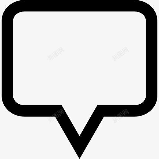 空白的平方的泡沫图标png_新图网 https://ixintu.com 写作 发言 社会 言语气球 评论 谈话