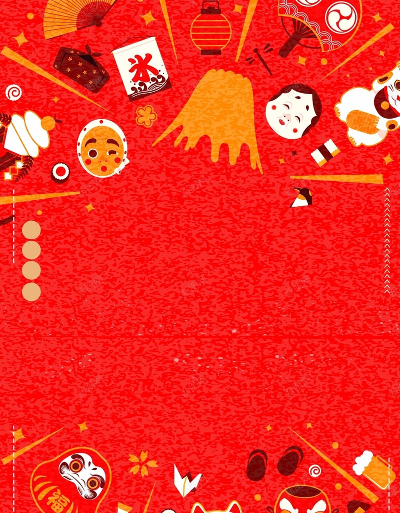 卡通日式风味寿司psd设计背景_新图网 https://ixintu.com 卡通 可爱 富士山 寿司 手绘 旅游 旅行 日式风格 日本 樱花 海报 简笔画山 美丽的富士山 美食 食品 食物 餐厅