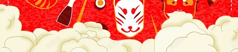 卡通日式风味寿司psd设计背景_新图网 https://ixintu.com 卡通 可爱 富士山 寿司 手绘 旅游 旅行 日式风格 日本 樱花 海报 简笔画山 美丽的富士山 美食 食品 食物 餐厅