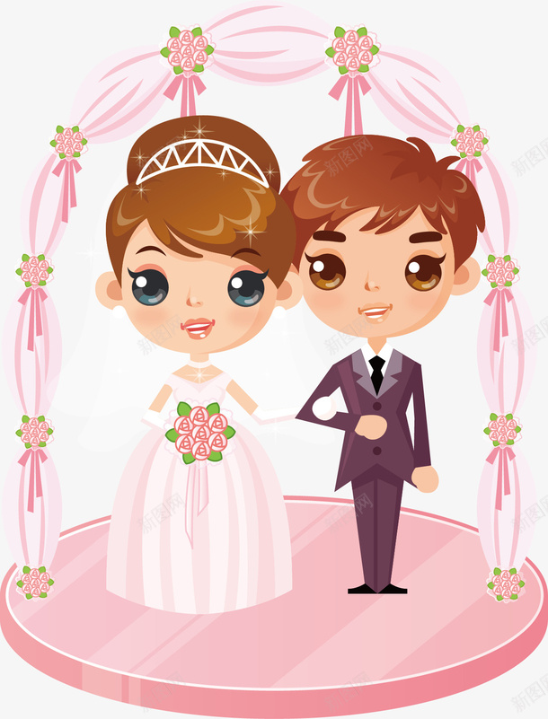 彩绘婚纱婴儿图标矢量图ai_新图网 https://ixintu.com 儿童 图标 婚礼 婚纱 婴儿 小孩 彩绘 笑脸 结婚 矢量图