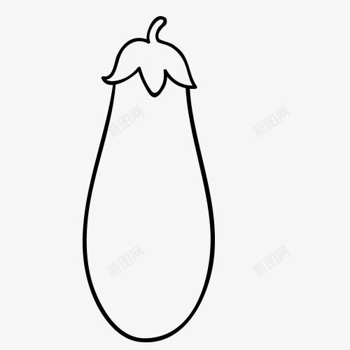 简笔画厨房用品果蔬餐具png免抠素材_新图网 https://ixintu.com 厨房用品 果蔬 简笔画 线条画 茄子 蔬菜 铅笔画 餐具