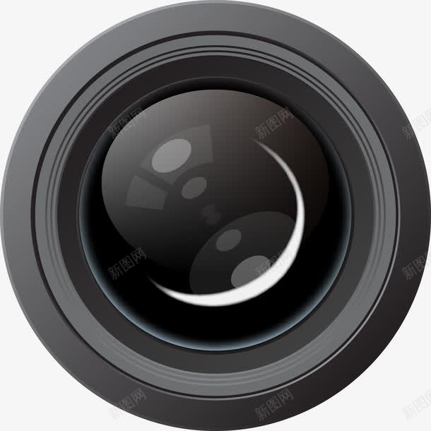 黑色聚焦小光圈镜头png免抠素材_新图网 https://ixintu.com 专业镜头 光学镜头 相机 聚焦镜头 镜头 黑色